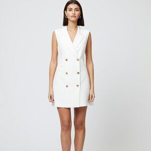 French Connection Whisper Sleeveless Blazer Minidress